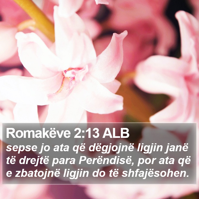 Romakëve 2:13 ALB Bible Study