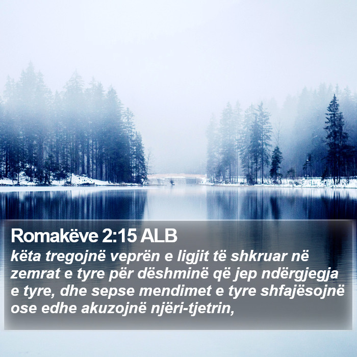 Romakëve 2:15 ALB Bible Study