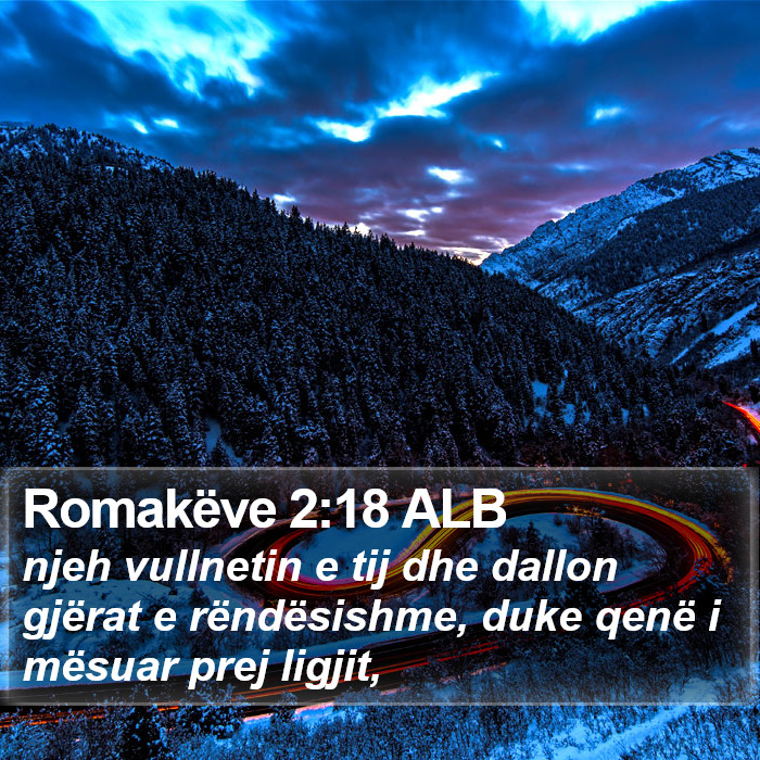 Romakëve 2:18 ALB Bible Study