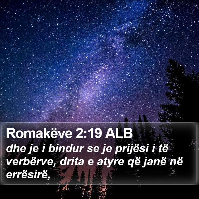 Romakëve 2:19 ALB Bible Study