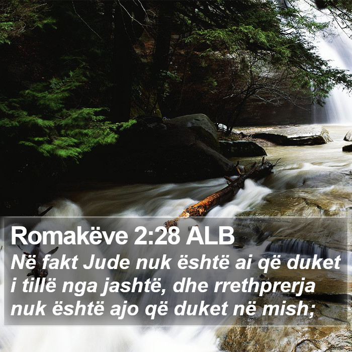 Romakëve 2:28 ALB Bible Study