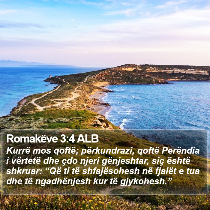 Romakëve 3:4 ALB Bible Study