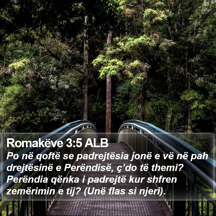 Romakëve 3:5 ALB Bible Study