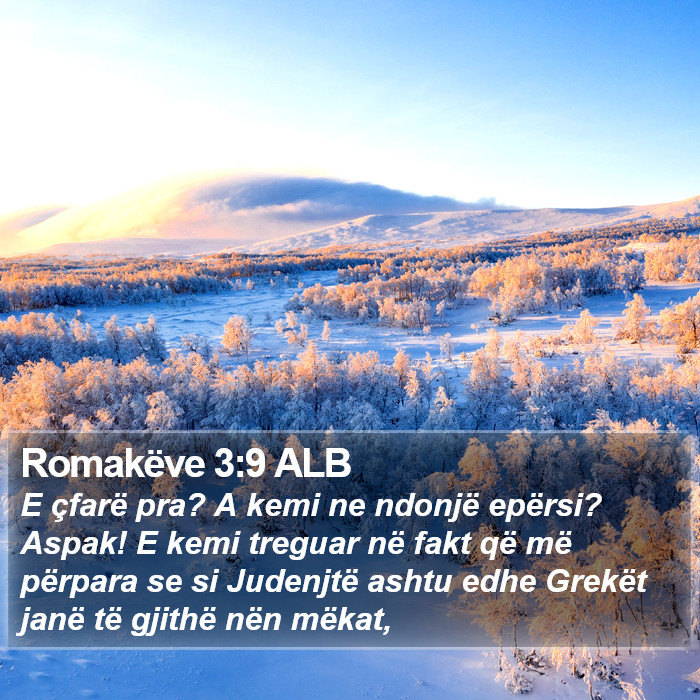 Romakëve 3:9 ALB Bible Study