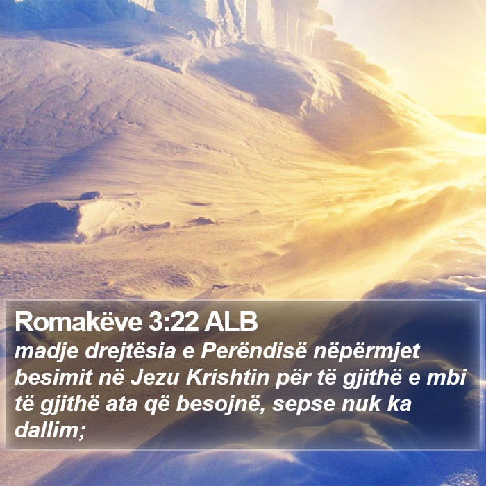 Romakëve 3:22 ALB Bible Study