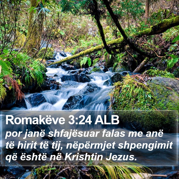 Romakëve 3:24 ALB Bible Study