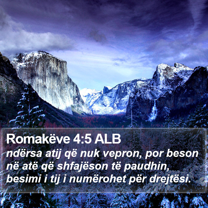 Romakëve 4:5 ALB Bible Study