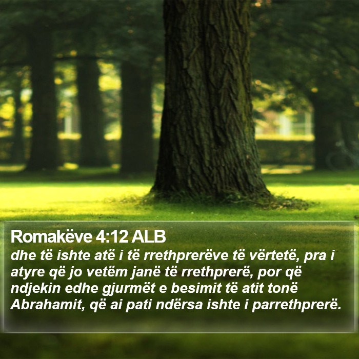 Romakëve 4:12 ALB Bible Study