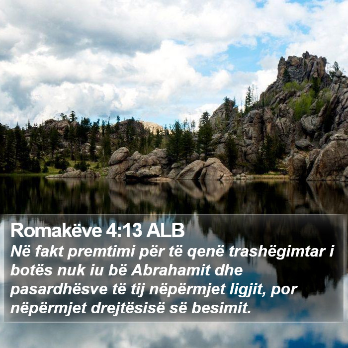 Romakëve 4:13 ALB Bible Study