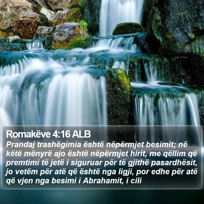 Romakëve 4:16 ALB Bible Study