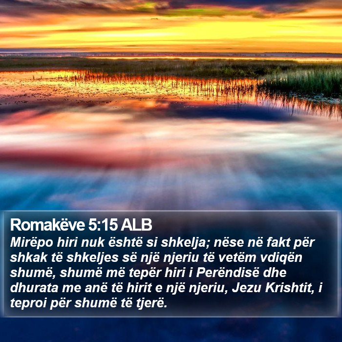 Romakëve 5:15 ALB Bible Study