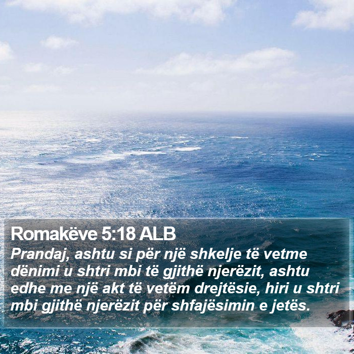 Romakëve 5:18 ALB Bible Study