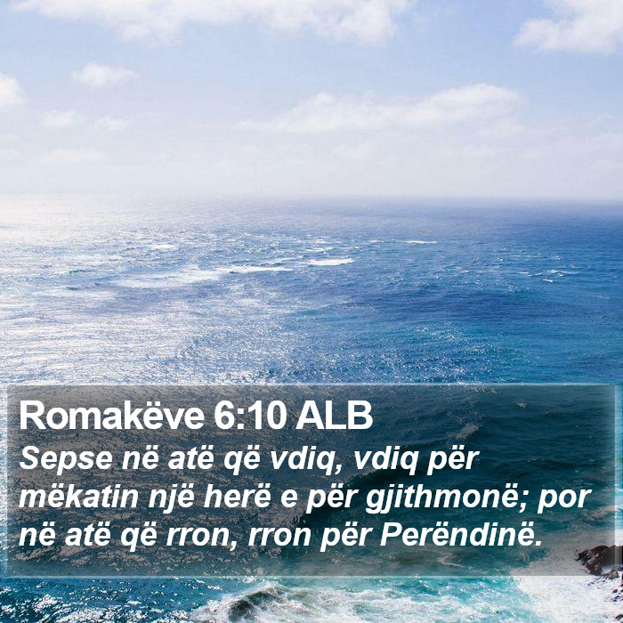 Romakëve 6:10 ALB Bible Study