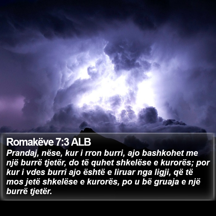 Romakëve 7:3 ALB Bible Study