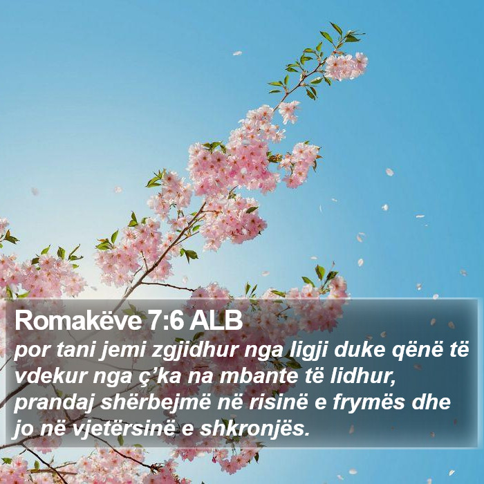 Romakëve 7:6 ALB Bible Study