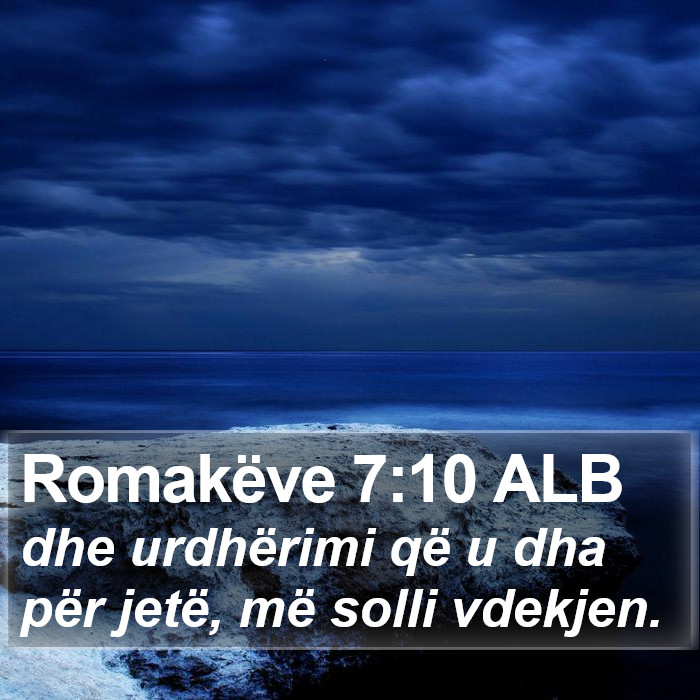 Romakëve 7:10 ALB Bible Study