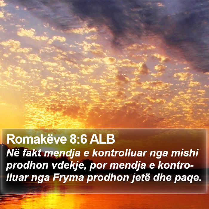 Romakëve 8:6 ALB Bible Study
