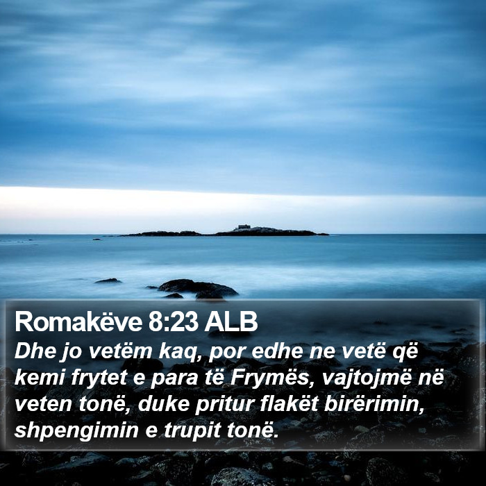 Romakëve 8:23 ALB Bible Study