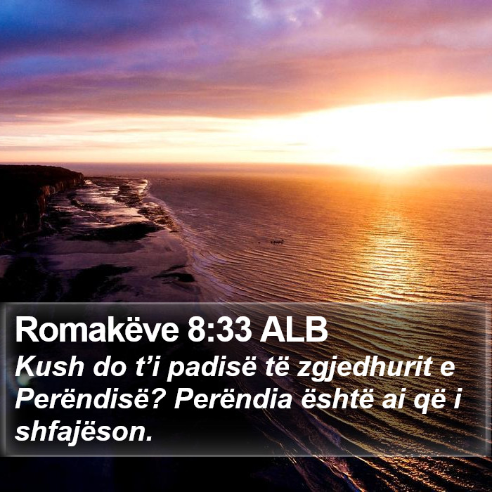 Romakëve 8:33 ALB Bible Study