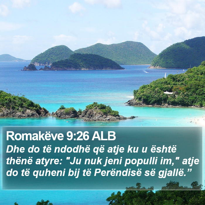 Romakëve 9:26 ALB Bible Study