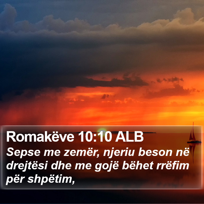 Romakëve 10:10 ALB Bible Study
