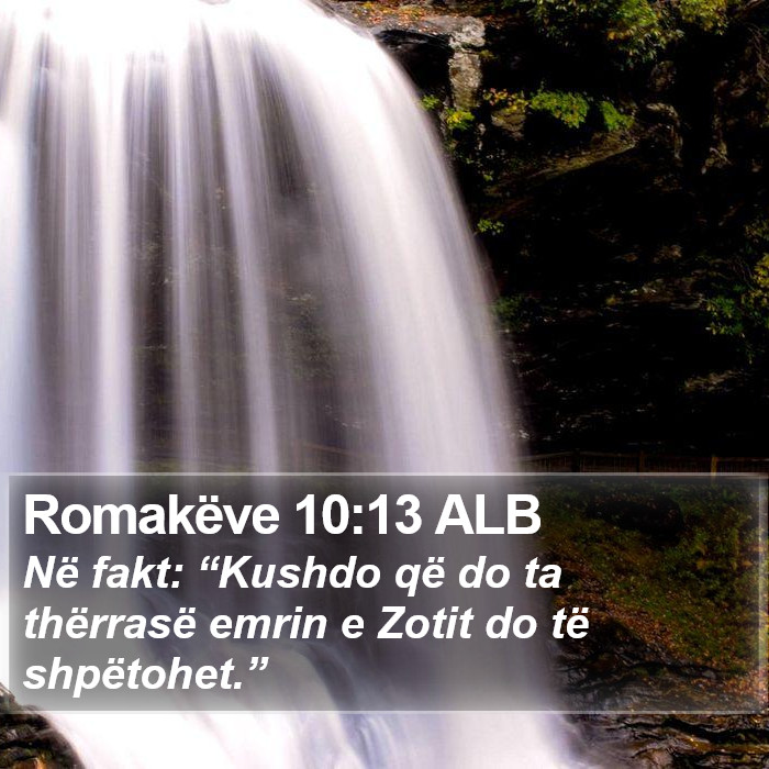 Romakëve 10:13 ALB Bible Study