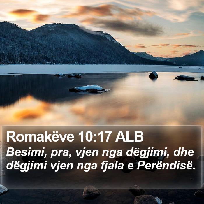 Romakëve 10:17 ALB Bible Study