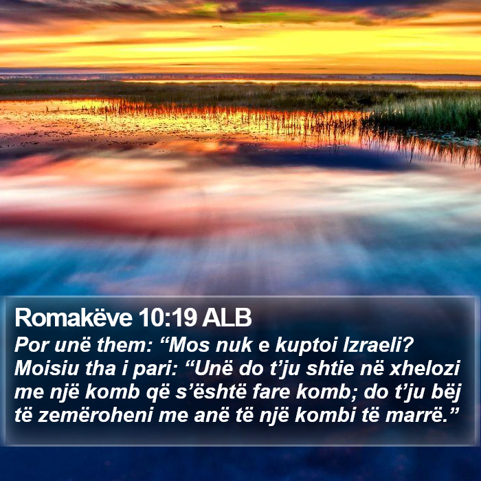 Romakëve 10:19 ALB Bible Study