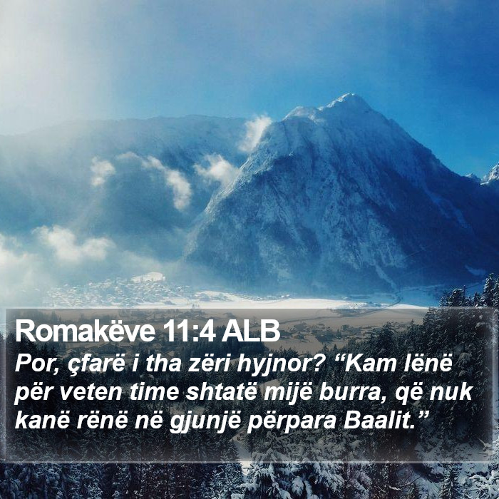 Romakëve 11:4 ALB Bible Study