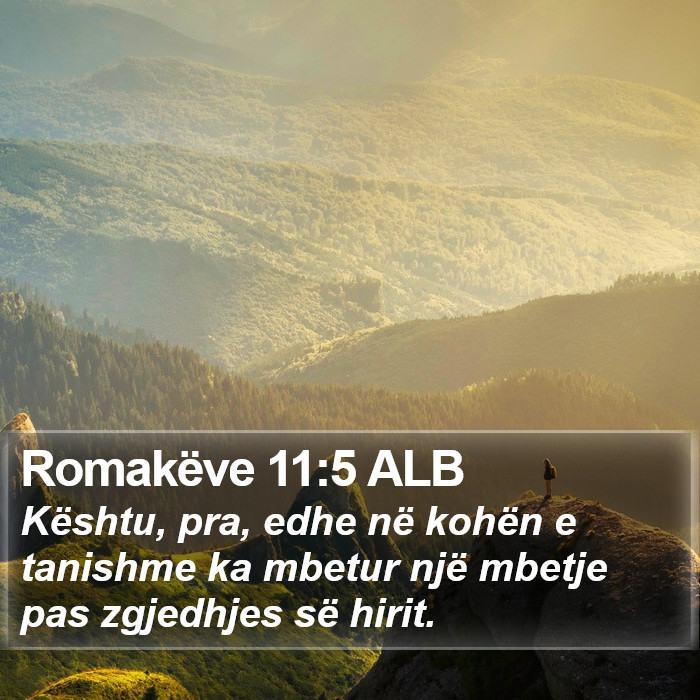 Romakëve 11:5 ALB Bible Study