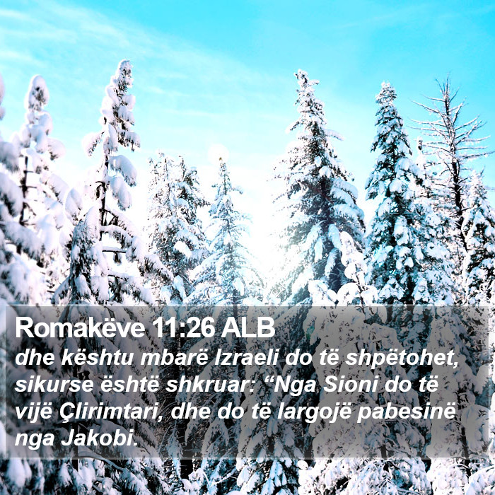 Romakëve 11:26 ALB Bible Study