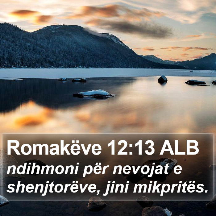 Romakëve 12:13 ALB Bible Study