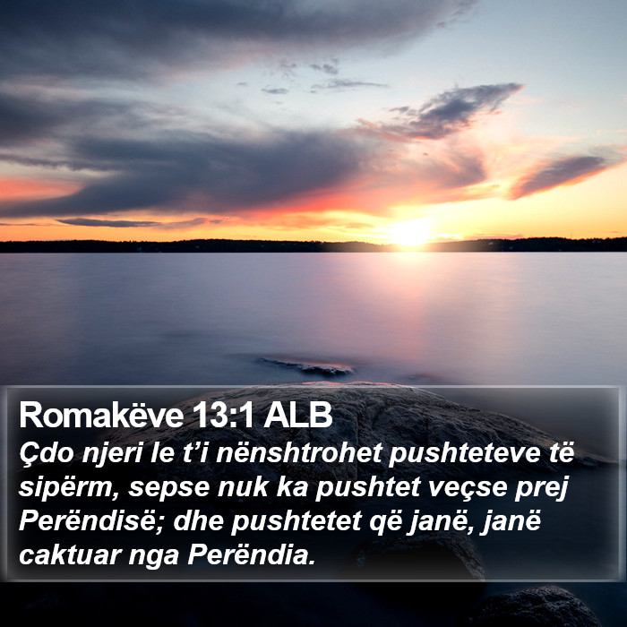 Romakëve 13:1 ALB Bible Study