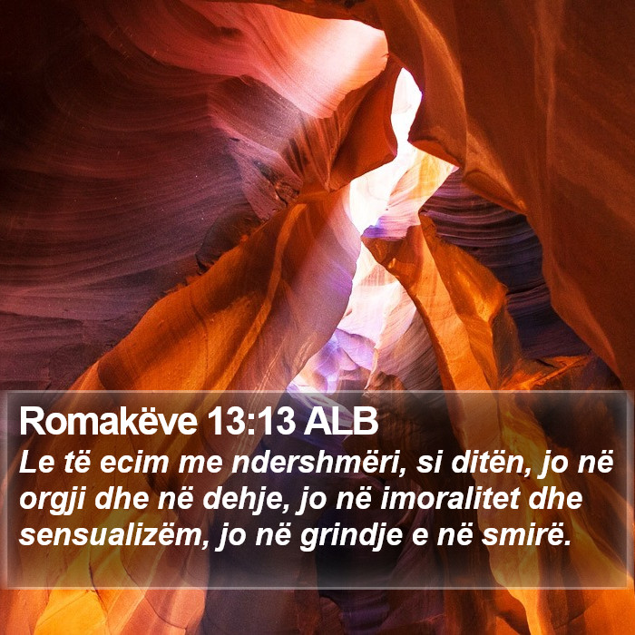 Romakëve 13:13 ALB Bible Study