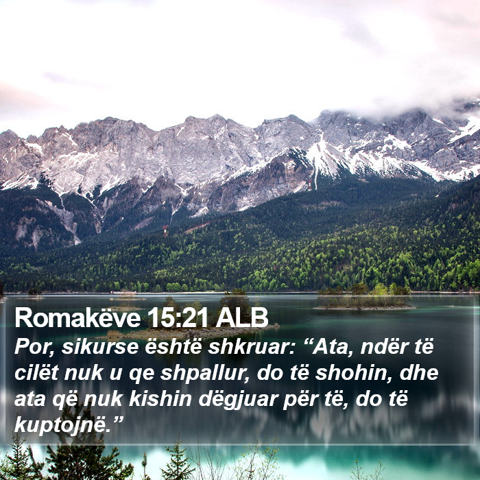 Romakëve 15:21 ALB Bible Study