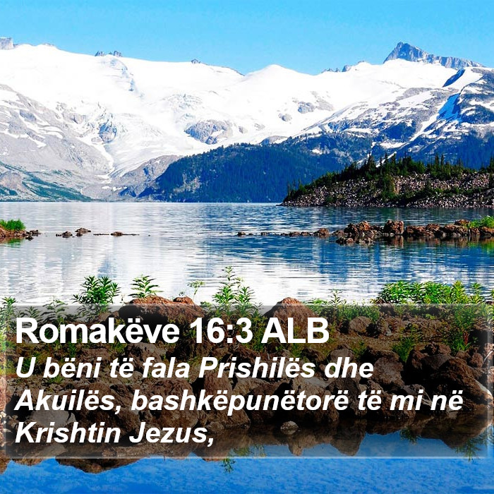 Romakëve 16:3 ALB Bible Study