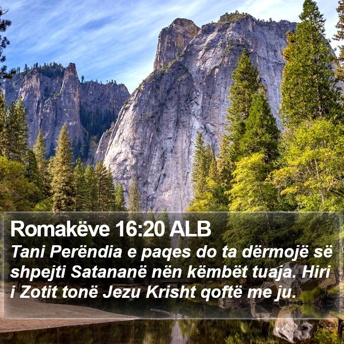 Romakëve 16:20 ALB Bible Study