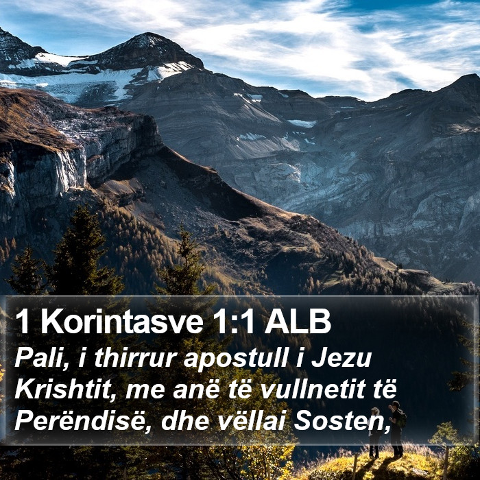 1 Korintasve 1:1 ALB Bible Study