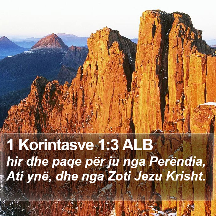 1 Korintasve 1:3 ALB Bible Study