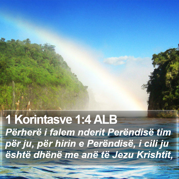 1 Korintasve 1:4 ALB Bible Study