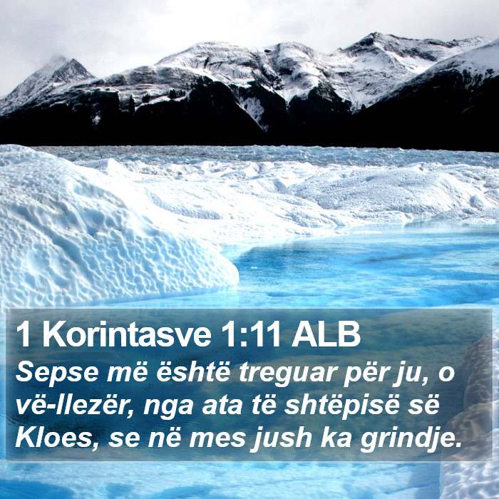 1 Korintasve 1:11 ALB Bible Study