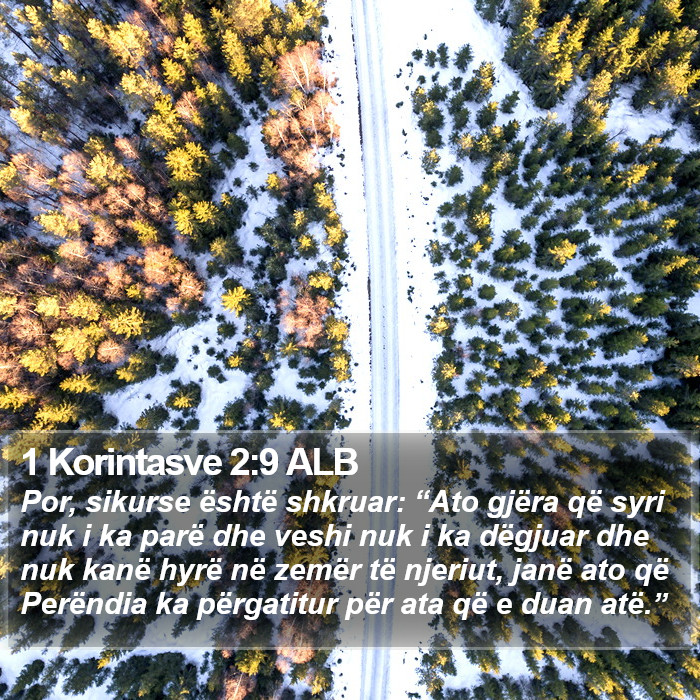 1 Korintasve 2:9 ALB Bible Study