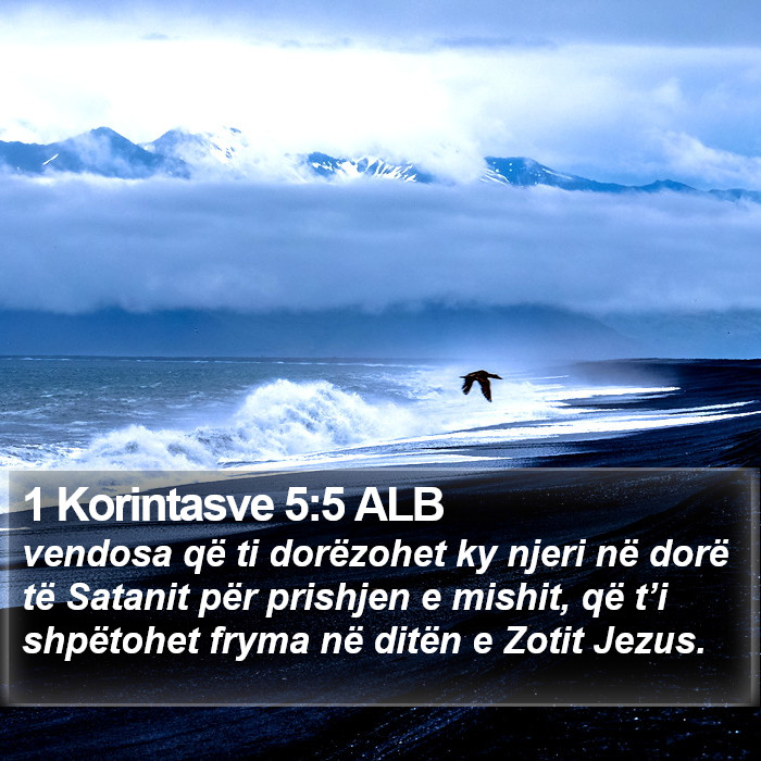 1 Korintasve 5:5 ALB Bible Study