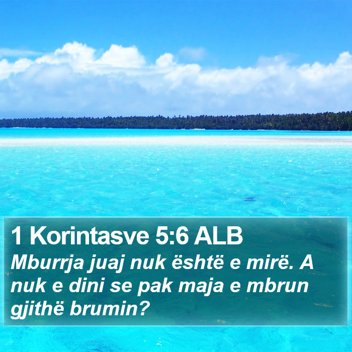 1 Korintasve 5:6 ALB Bible Study