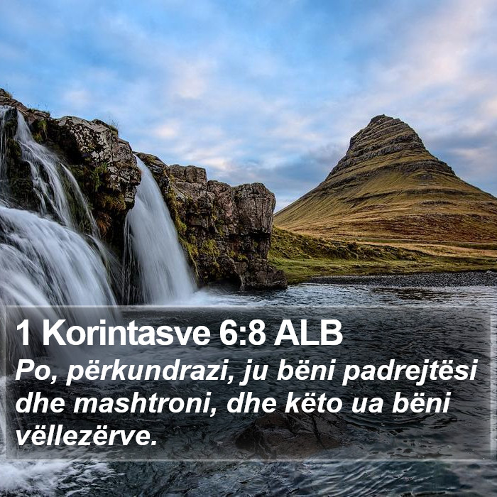 1 Korintasve 6:8 ALB Bible Study