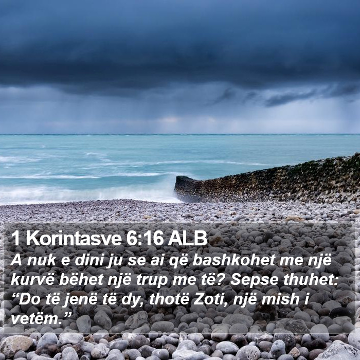 1 Korintasve 6:16 ALB Bible Study