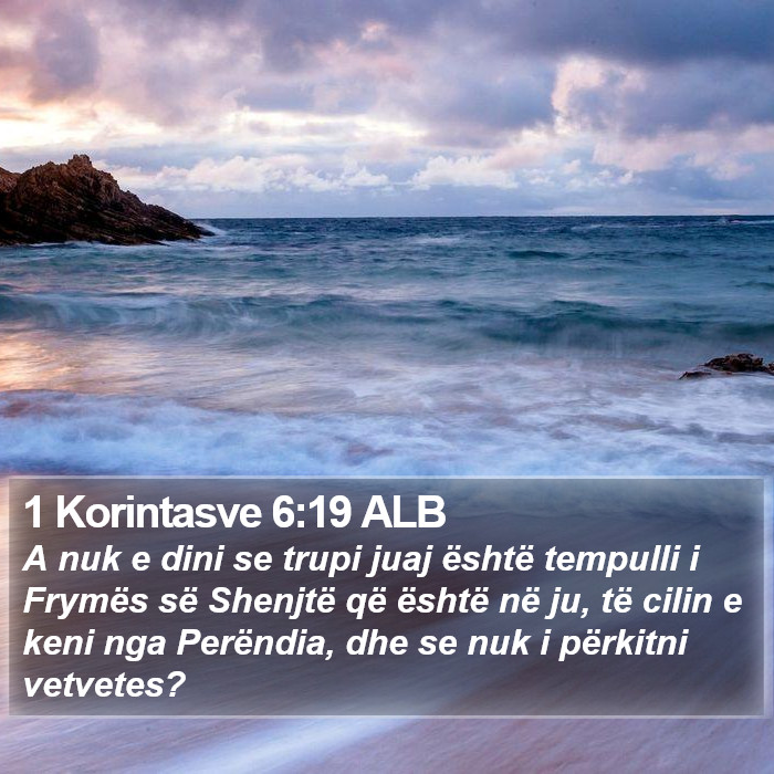 1 Korintasve 6:19 ALB Bible Study