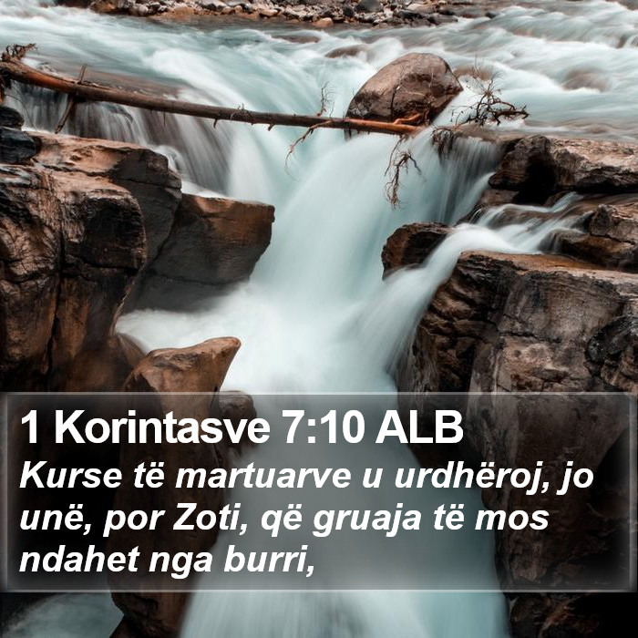 1 Korintasve 7:10 ALB Bible Study