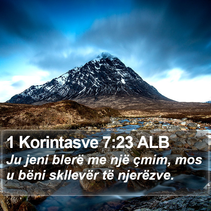 1 Korintasve 7:23 ALB Bible Study