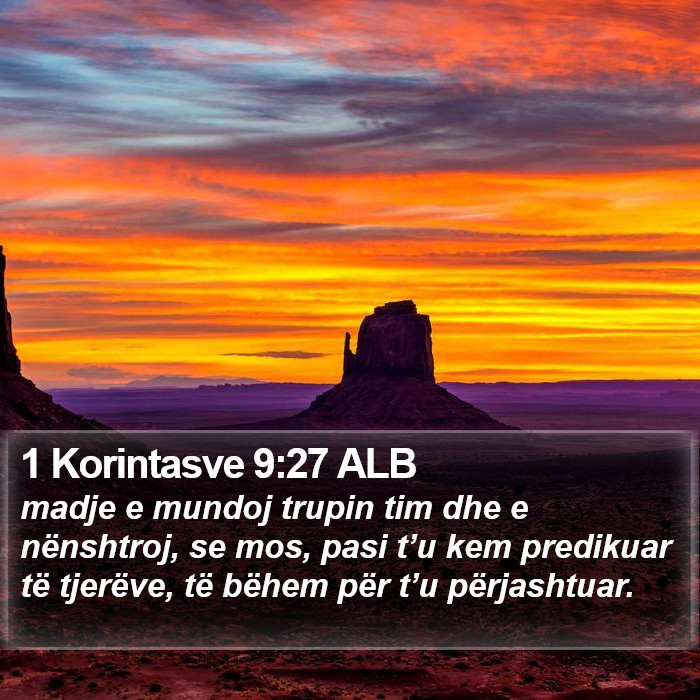 1 Korintasve 9:27 ALB Bible Study